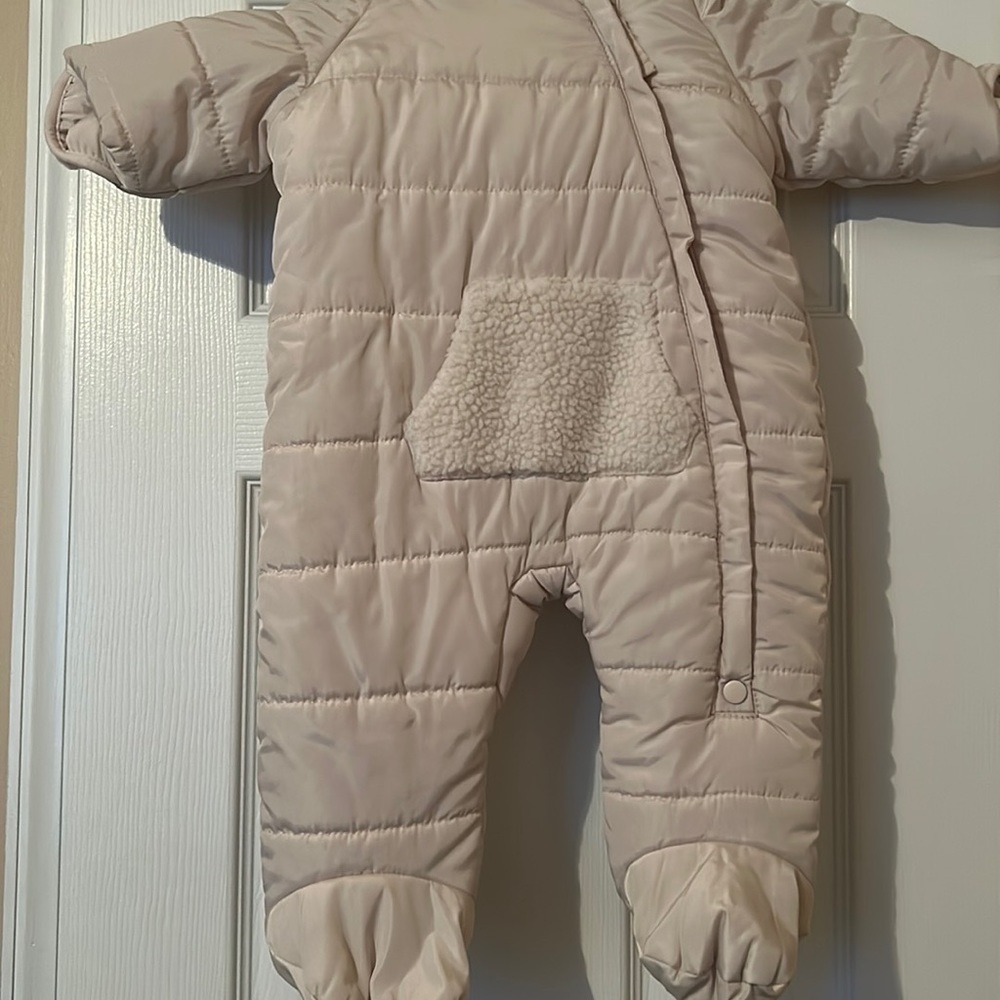 Jessica Simpson creamed baby jumpsuit